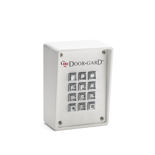 232R IN/OUTDOOR SURF.MNT RUG- GEDIZED KP, 120 USERS W/DR MON - Keypads